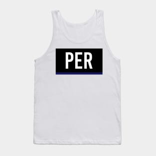 Sergio Perez Driver Tag Tank Top